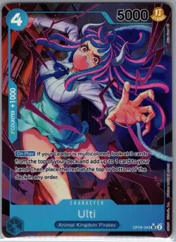 Ulti OP05-043 SR Alt Alternate Art - One Piece Card Game - NM - Image 1