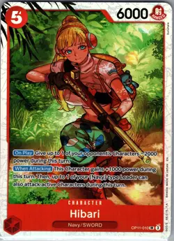 Hibari OP11-010 SR - One Piece Card Game - NM - Image 1