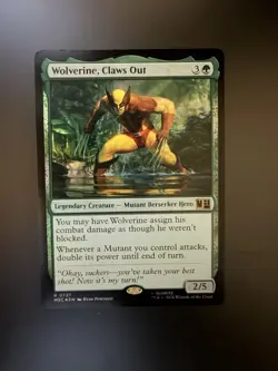 MTG Marvel Super Heroes English Wolverine, Claws Out 0737 Foil - Image 1