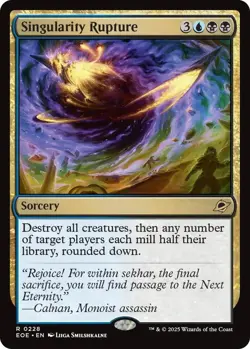 Singularity Rupture (R) #228 Foil Edge of Eternities MTG NM - Image 1