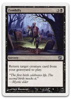 Zombify #174 (NM) 8th Edition 8ED Magic MTG - Image 1