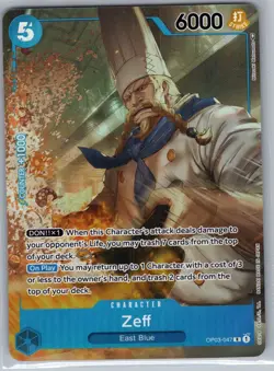 Zeff OP03-047 R Alt Alternate Art - One Piece Card Game - NM - Image 1