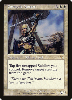 Catapult Master #10 (MP) Onslaught ONS Magic MTG - Image 1