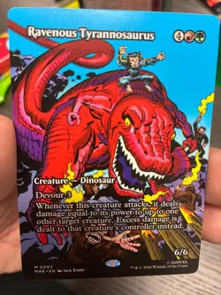 Ravenous Tyrannosaurus (Borderless) Marvel Universe Eternal-Legal Regular - Image 1
