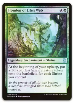 Honden of Life's Web #172 (Foil) (NM) Eternal Masters EMA Magic MTG - Image 1