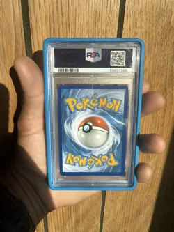 2019 POKEMON SUN & MOON TEAM UP #170 FULL ART/LATIAS & LATIOS GX PSA 8 - Image 2