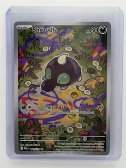Pokemon TCG MEGA EVOLUTION Shroodle 149/132 Illustration Rare NM/M - Image 1