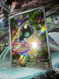 Pokemon TCG Shroodle 149/132 Mega Evolution Illustration Rare - Image 2