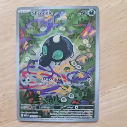 Pokemon TCG Shroodle 149/132 Mega Evolution Illustration Rare NM - Image 1