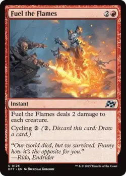 Fuel the Flames -Foil Near Mint MTG Aetherdrift - Image 1