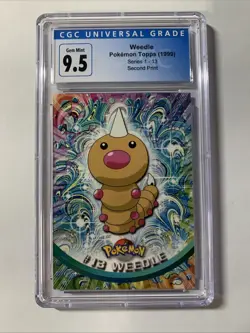 Topps Pokemon TV Animation Series 1 Set w/ Holos & CGC Graded Slab - Image 5