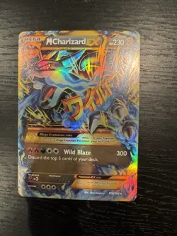 M Charizard EX MEGA 108/106 Secret Rare Full Art Holo XY Flashfire 2014 - Image 2