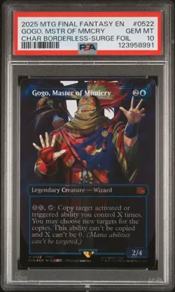 2025 MTG FINAL FANTASY #0522 GOGO, MASTER OF MIMICRY PSA 10 - Image 1