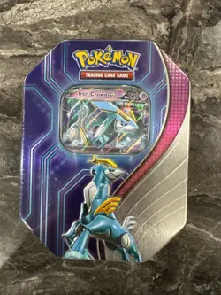 Pokemon TCG Paradox Destinies Iron Crown Ex Tin New & Sealed - Image 1