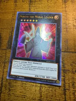 Norito the Moral Leader BLRR-EN058 1st Edition Ultra Rare PL + BONUS - Image 1