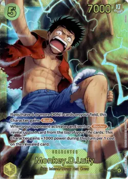Monkey.D.Luffy () SEC Adventure on Kami's Island OP15-119 One Piece TCG - Image 1