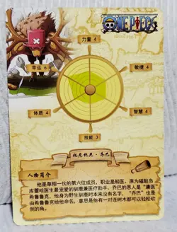 One Piece Tony Tony Chopper Chinese SR Card # HZO1051 - Image 2