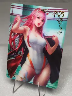 Zero Two 02 Darling and the Franxx Promo 3D Lenticular Goddess Story Anime Card - Image 3