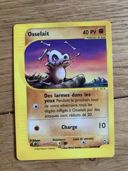 Pokemon TCG Cubone 72/147 Non-Holo Aquapolis 2002 Excellent Condition - Image 1