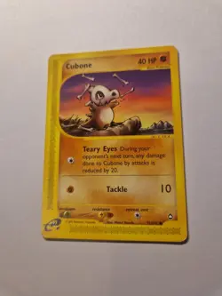 Pokemon TCG Cubone Aquapolis 72/147 Regular Common Non-Holo Card Near Mint - Image 1