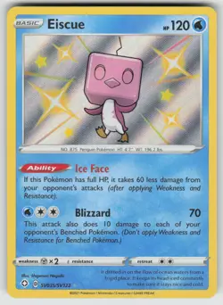 Eiscue SV035/SV122 Shiny Rare Shining Fates Shiny Vault Pokemon Holo Near Mint - Image 1