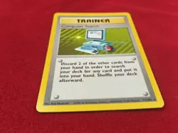 Pokemon TCG Computer Search 71/102 Base Set Regular Rare Wizards 1999 LP+ - Image 2