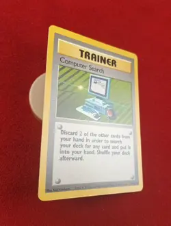 Pokemon TCG Computer Search 71/102 Base Set Regular Rare Wizards 1999 LP+ - Image 4