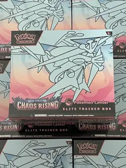 x1 Pokemon TCG Mega evolution Chaos Rising Pokemon Center Elite trainer box ETB - Image 3
