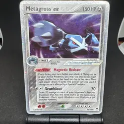 Metagross ex 95/108 Holo EX Rare Power Keepers Pokemon English HP/DMG - Image 1