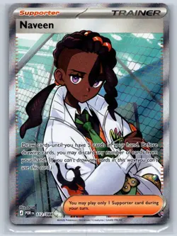 Naveen 112/088 Ultra Rare Perfect Order Pokemon Holo Near Mint - Image 1
