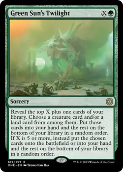 Green Sun's Twilight - Near Mint MTG Phyrexia: All Will Be One - Image 1