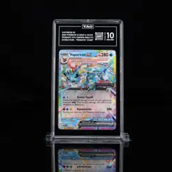 TAG 10 Gem Mint 2025 Pokemon PRE EN #023 Vaporeon ex Surprise Box Stamp 23‍🔥 - Image 1
