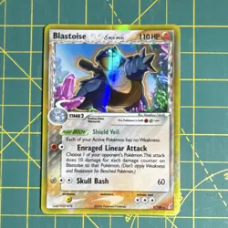 2006 Pokemon EX Crystal Guardians Blastoise Delta Species Holo Rare 2/100 - Image 1
