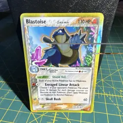 2006 Pokemon EX Crystal Guardians Blastoise Delta Species Holo Rare 2/100 - Image 3
