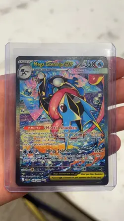 Mega Greninja ex SIR - 116/086 Pokemon ME04 Chaos Rising NM/M - Image 3