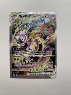 Mewtwo VSTAR GG44/GG70 Holo Crown Zenith Galarian Gallery Pokemon English - Image 1
