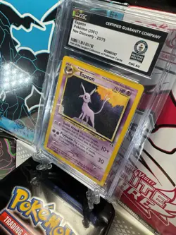 1 of 1 Espeon 2001 Neo Discovery 20/75 CGC Guinness World Record Vintage Pokemon - Image 3