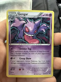 Pokemon TCG Gengar 60/162 Cosmos Holo LP - Image 1