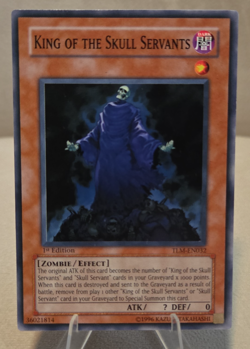2005 Yu-Gi-Oh! The Lost Millennium 1st Edition King of Skull Servants TLM-EN032 - Image 1