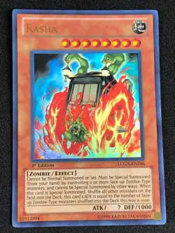 YUGIOH KASHA LCGX-EN206 1ST ULTRA NM - Image 1