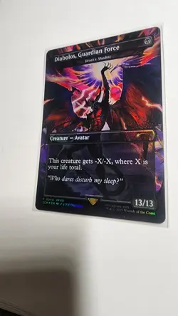 "Diabolos, Guardian Force" aka "Death's Shadow" 1 Promo foil MTG FINAL FANTASY - Image 1
