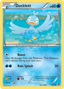 Ducklett 26/98 Common | Emerging Powers | Pokemon Card - Image 1