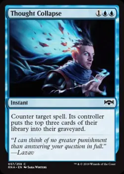 Thought Collapse - Light Play MTG Ravnica Allegiance - Image 1