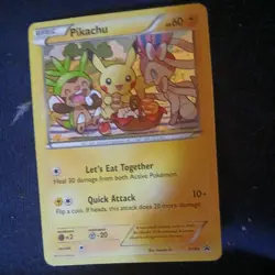 Pikachu XY95 Holo Swirl XY Promos - Pokemon Card - NM - Image 1