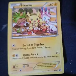 Pikachu XY95 Holo Swirl XY Promos - Pokemon Card - NM - Image 2