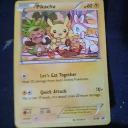 Pikachu XY95 Holo Swirl XY Promos - Pokemon Card - NM - Image 3