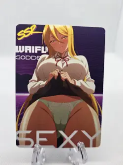 Shizuka Marikawa High School Of The Dead Anime SSR Waifu Card - Image 1