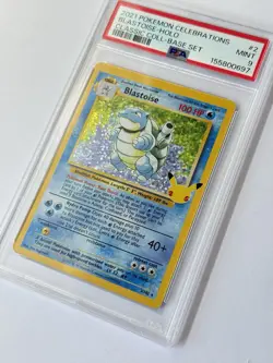 2021 Pokemon TCG Blastoise 2/102 Celebrations Classic Collection Holo PSA 9 Card - Image 4