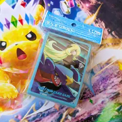 Japan Pokemon Center Exclusive Cynthia & Garchomp Card Sleeves | New & Sealed - Image 1