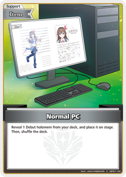 Normal PC C hololive OFFICIAL CARD GAME hBP01-104 Blooming Radiance ENGLISH - Image 1